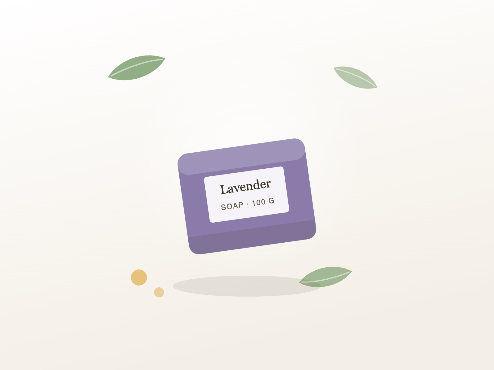 Lavender Soap, Cold-Processed 100 g